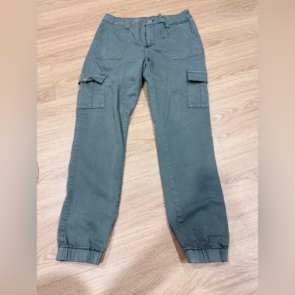 VIP Olive Green Cargo Jogger Pants for Kids